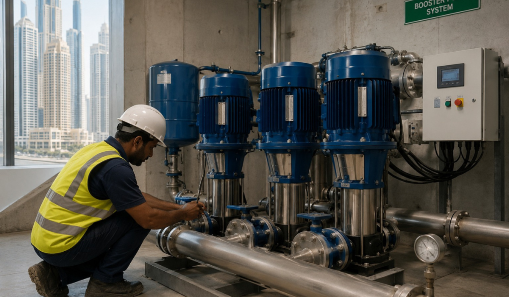 booster pump installation Dubai