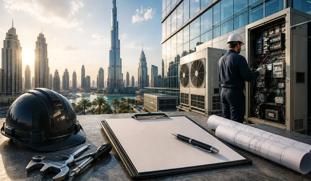 AMC contract Dubai commercial buildings